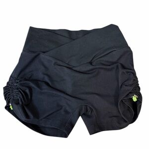 Bombshell Sportswear Midnight Black Athletic Shorts